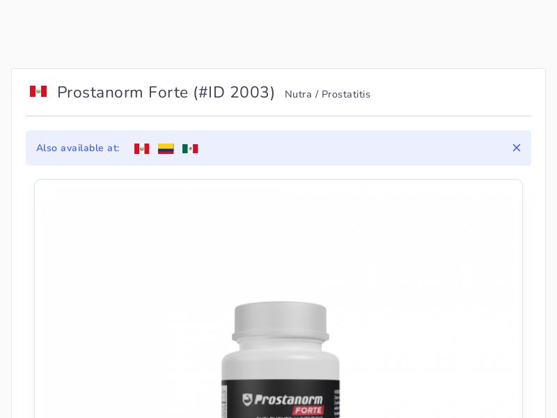Prostanorm Forte