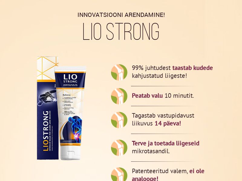 LioStrong balm 50 ml free EE - ARTHRITIS PRODUCT