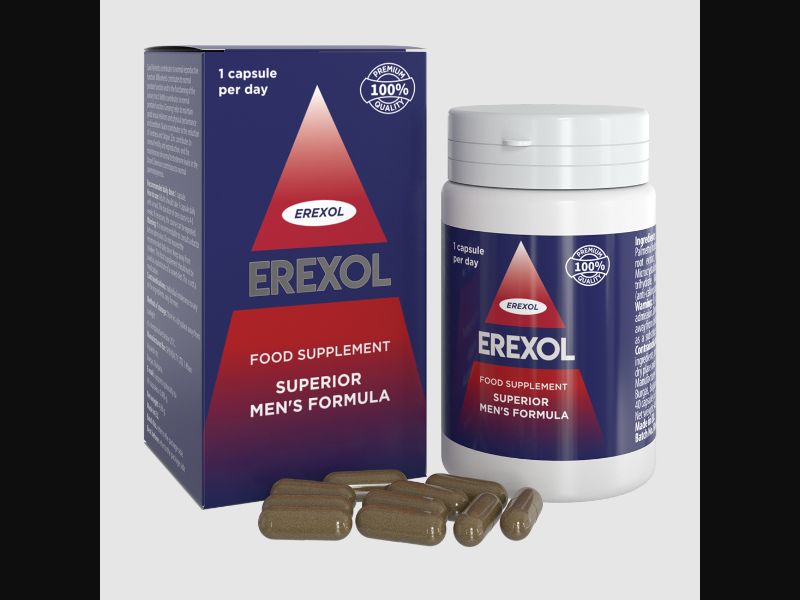Erexol - capsules for prostatitis | low price