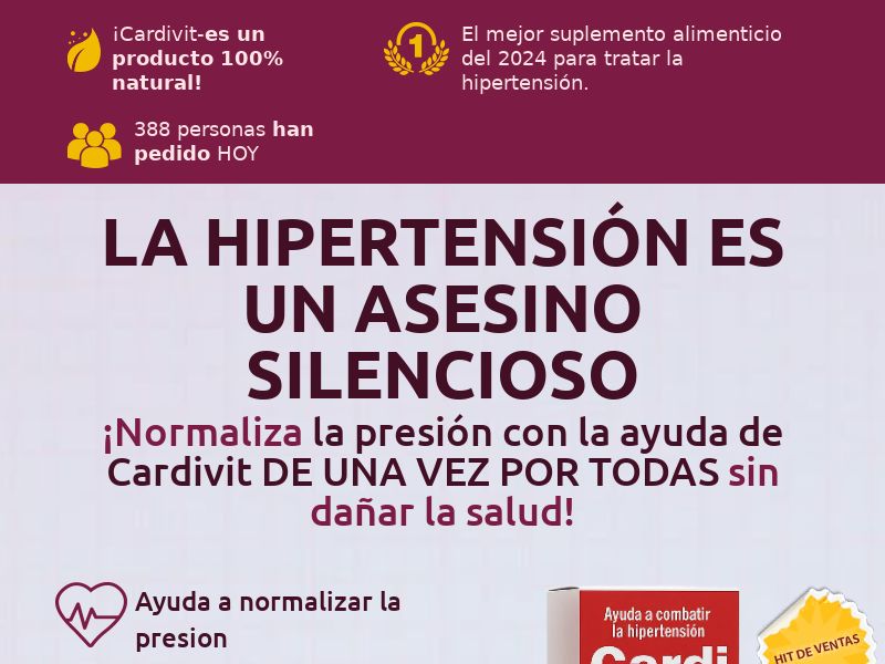 Cardivit SV - PRESSURE STABILIZING PRODUCT