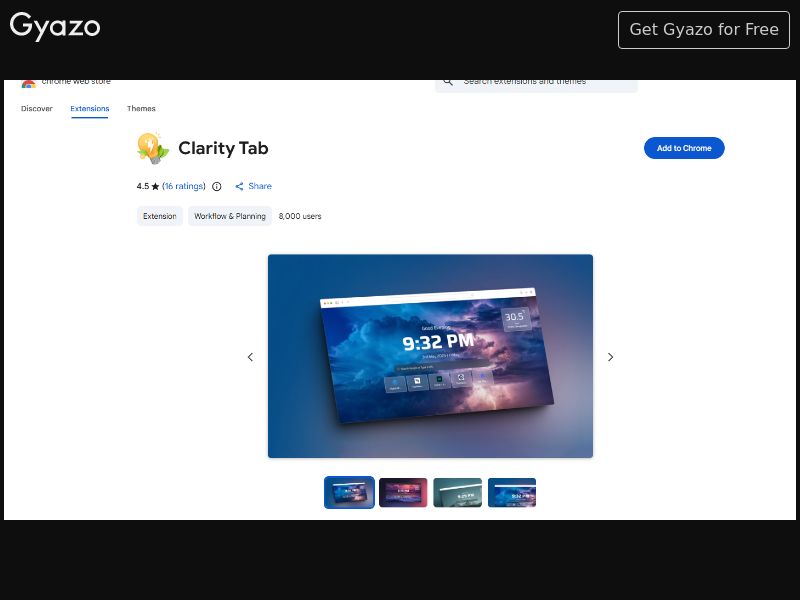Clarity Tab New ()