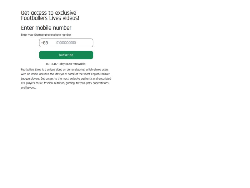 Footballer Grameenphone