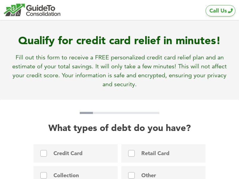 Debt Settlement 15K (guidetoconsolidation) | CPL | US | Pre-approval