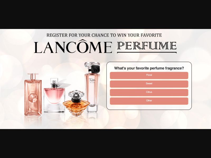 BE - NectarContests - Lancome Perfume - (CPL)