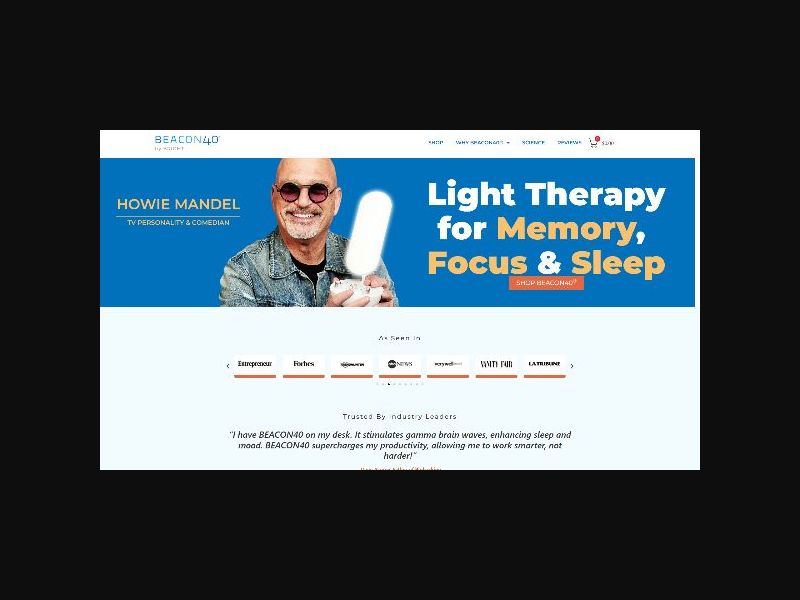 BEACON40 by BRIGHT - Gamma Light Therapy - RevShare (US)