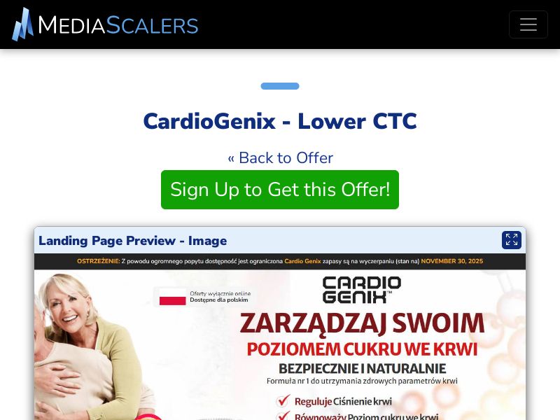 CardioGenix - Lower CTC (Event Tracking) [PL]