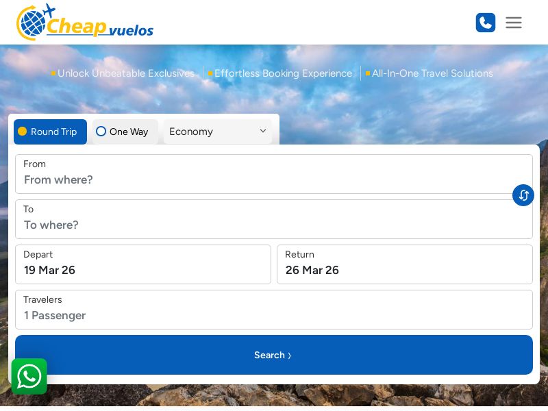 CheapVuelos - RevShare | US, UK, EU