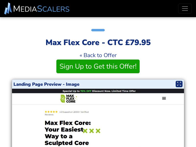 Max Flex Core - CTC £79.95 {+DTC, Alt-Landers} (Event Tracking) [UK]