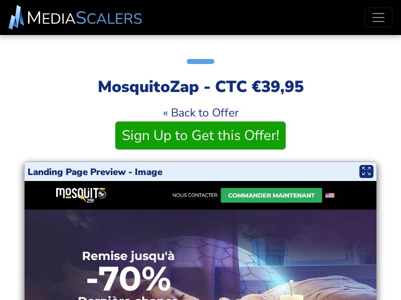 MosquitoZap - CTC €39,95 {+DTC, Alt-Landers} (Event Tracking) [FR]