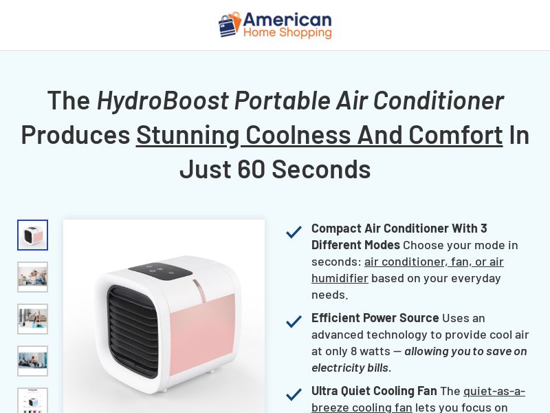 Portable Mini Air Conditioner (CPA) (SS) (INTL)