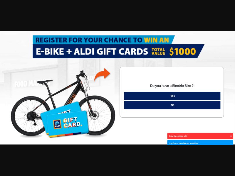 AU - Quiztionnaire - Aldi Ebike - (CPL)