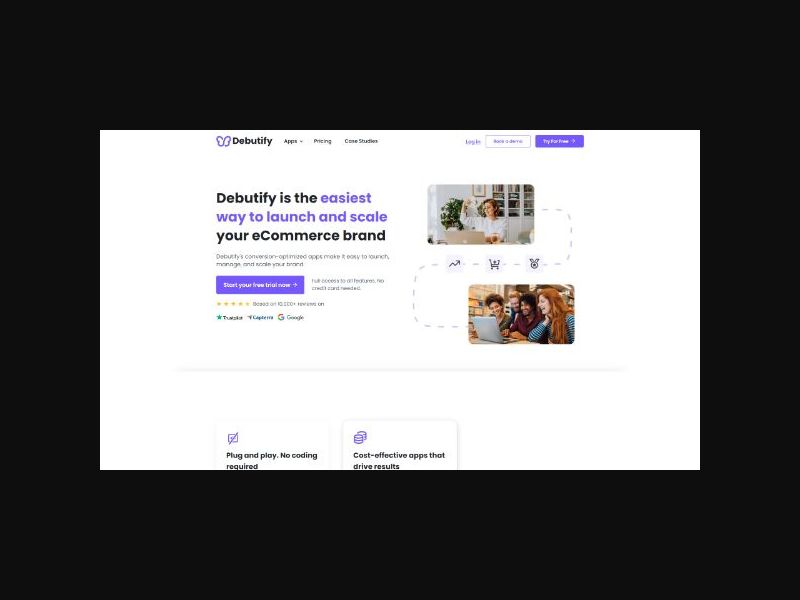 Debutify - eCommerce Toolkit - Free Trial - RevShare (WW)