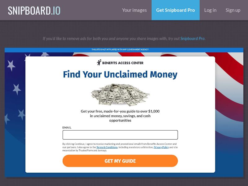 BenefitsAccessCenter - Unclaimed Money US - SOI *PREFILL*