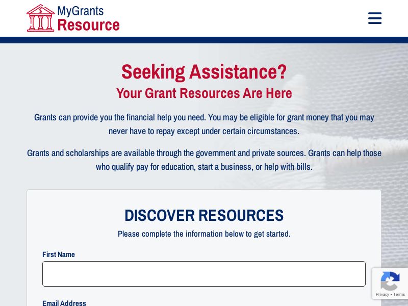 My Grants Resource - Display | US