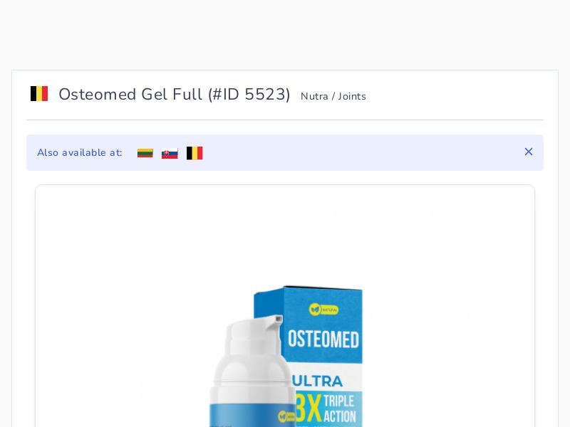 Osteomed Gel Full