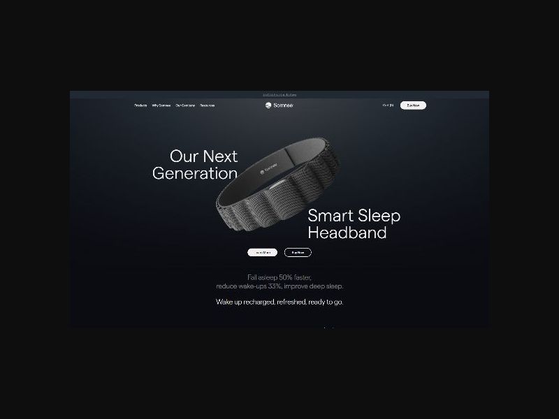 Somnee - Smart Sleep Headband - RevShare (US)