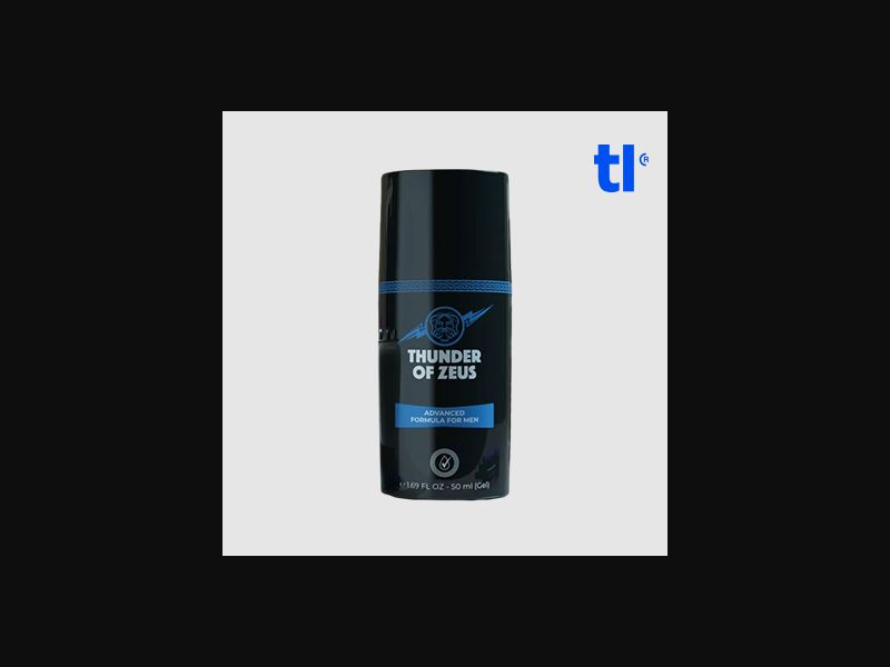 Thunder of Zeus Gel (straight sale) - cps - ss - nutra - potency