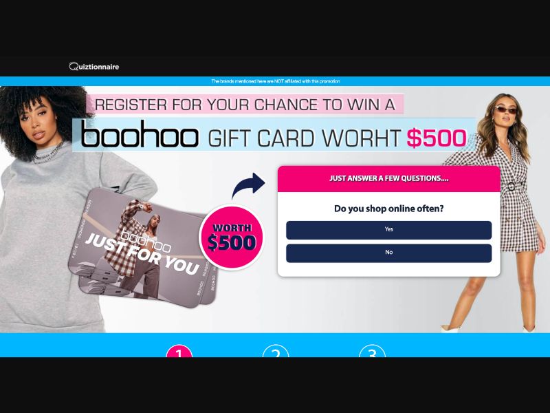 NZ - Quiztionnaire - Boohoo - (CPL)