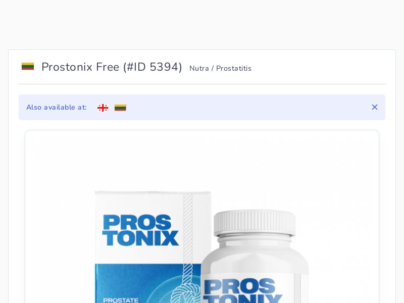 Prostonix Free