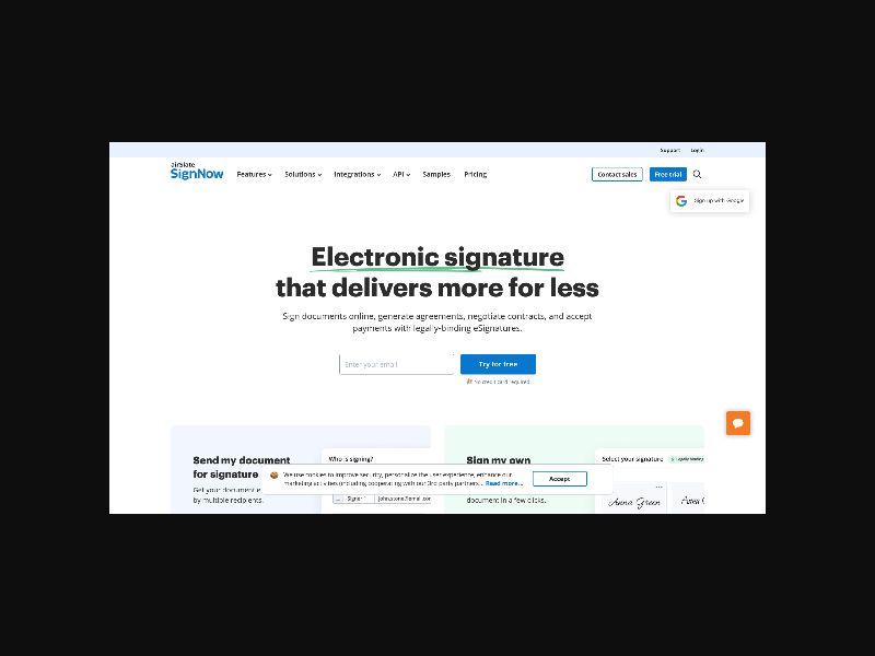 signNow - E-Signature Solution - CPS (WW)