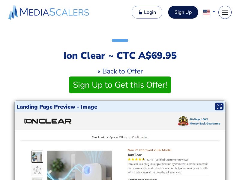 Ion Clear ~ CTC A$69.95 {+Advertorial, DTC} [AU]