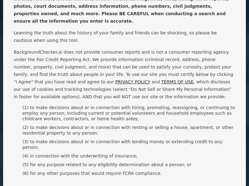 BackgroundChecker.ai $9.99 Trial (US)