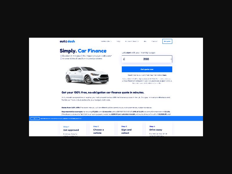 Autodosh - Auto Finance - Premium CPL (UK)