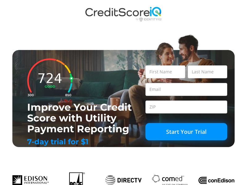 Credit Score IQ - Utility Reporting - CPL | US