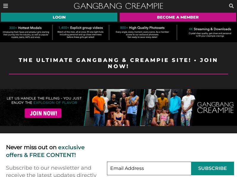 Gangbang Creampie - Revshare Lifetime