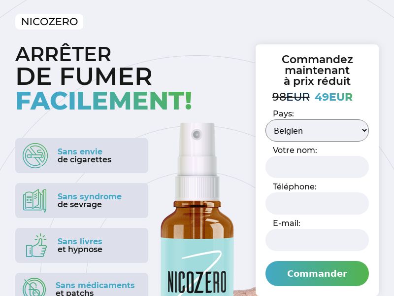 NicoZero FR - treatment for smoking