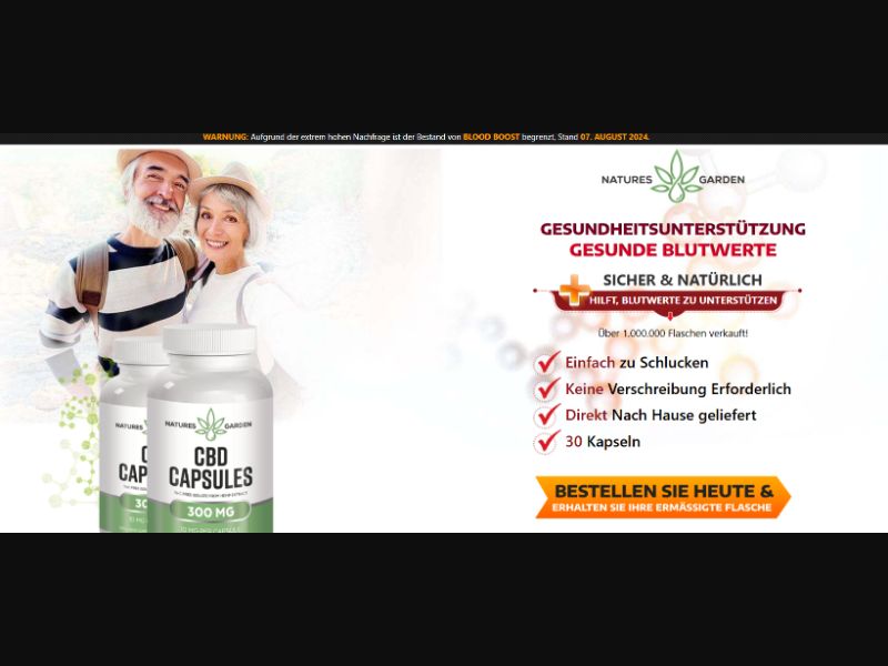 [WEB+MOB Natures Garden CBD - Blood Pressure /DE CPS