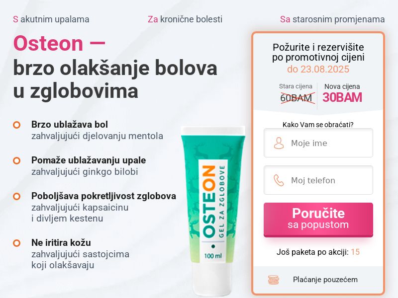 Osteon Gel LOW PRICE EU - JOINTS