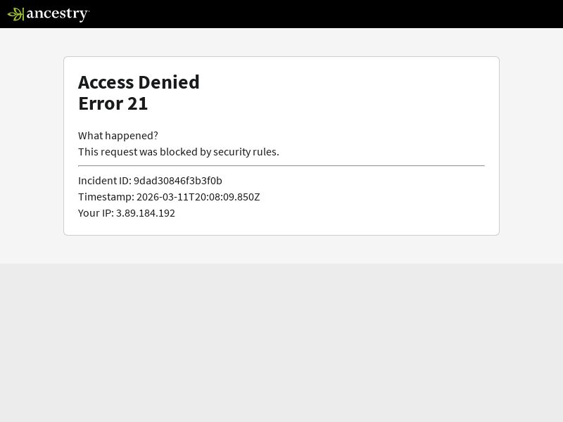Ancestry UK [DUPLICATED]