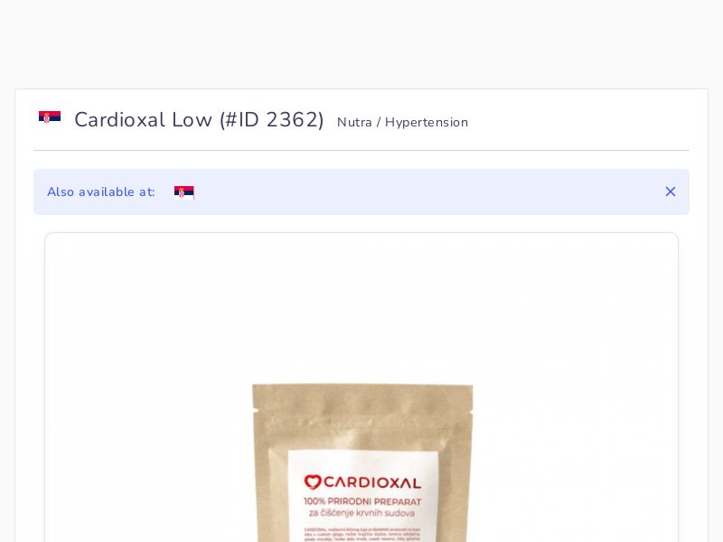 Cardioxal Low