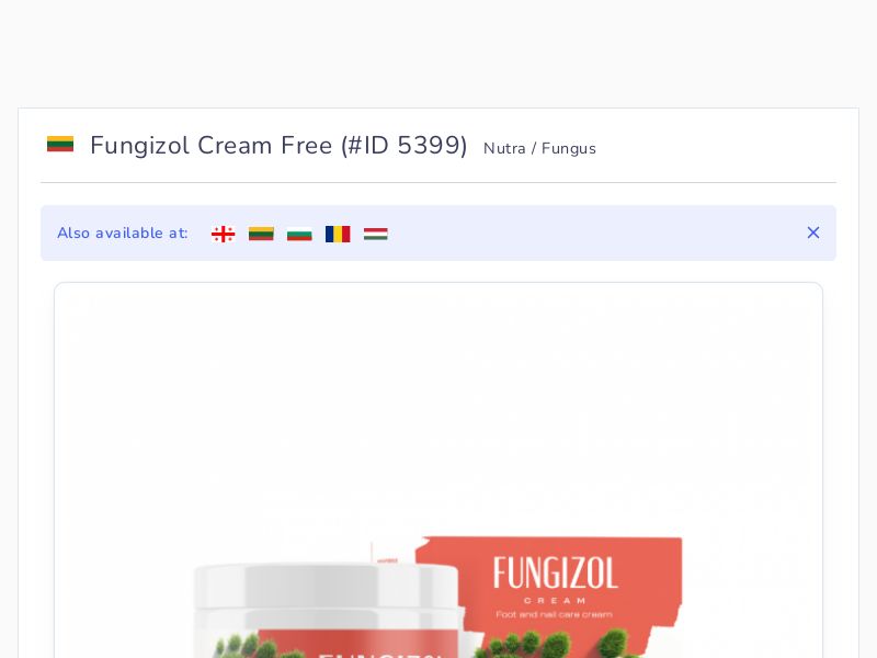 Fungizol Cream Free