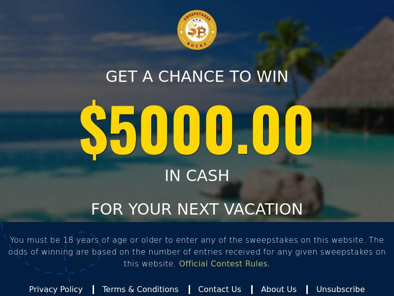 TM SweepstakesBucks - Win $1K Cash_CPL SOI_US_Incent Allowed