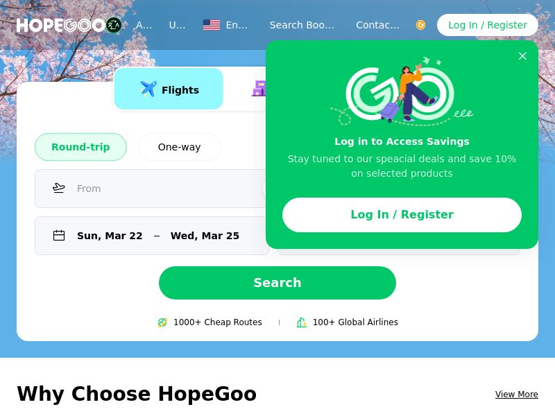 [WEB+MOB] HopeGoo /CA/SG/AU/UK/DE/TW/HK/MY/US - Revshare up to 8%