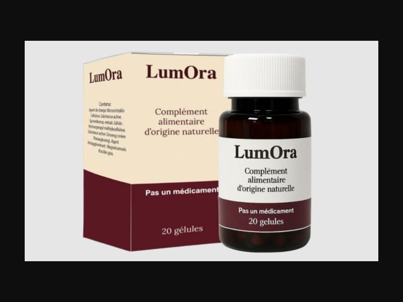 LumOra - capsules for penis enlargement