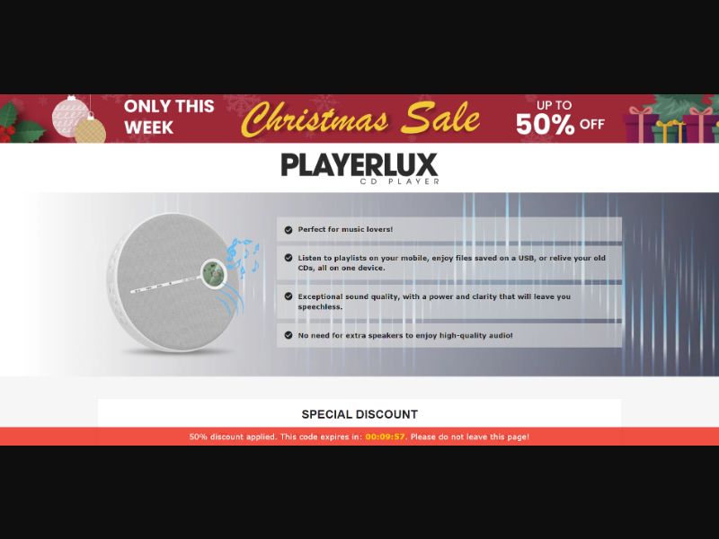 [WEB+MOB] Qinux PlayerLux – CD Player /International (112 GEOs) CPS *FB/TT/Google/Taboola Pixel*