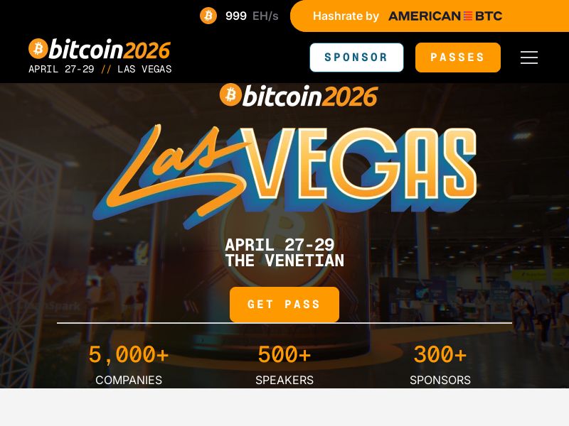 The Bitcoin Conference HK AE SA EG