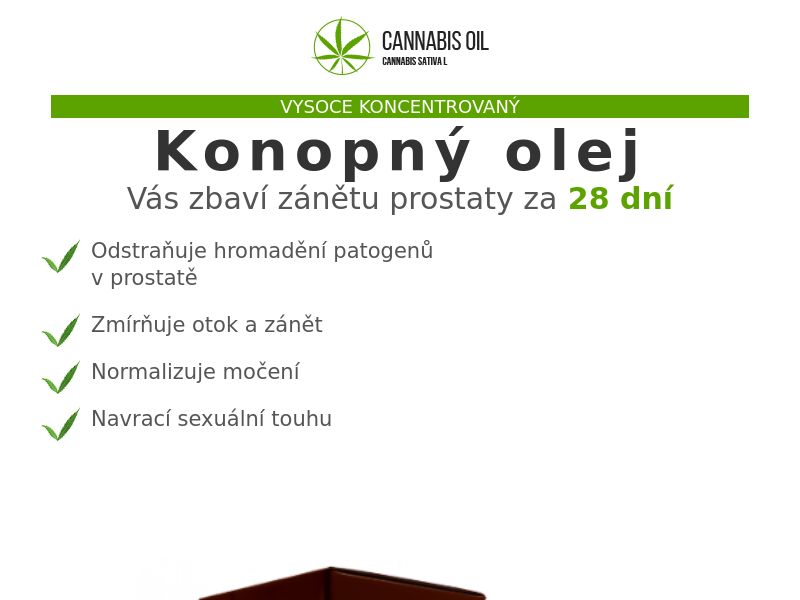 Cannabis Oil CZ (prostatitis)