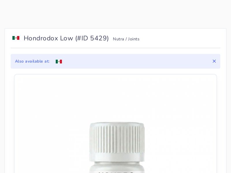 Hondrodox Low