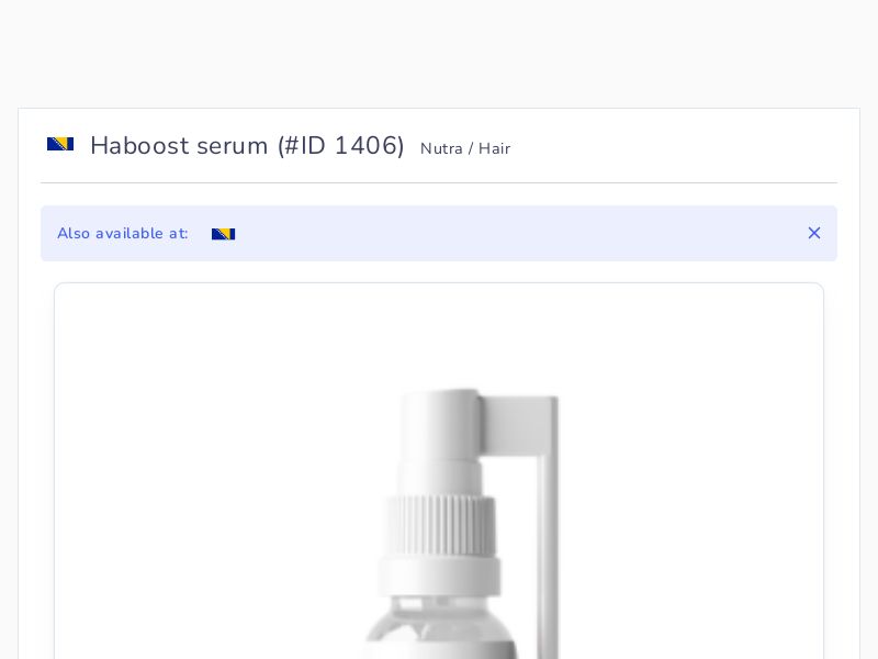 Haboost serum