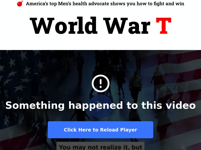 Estro-Cleanse "World War T" (VSL) (CPA)