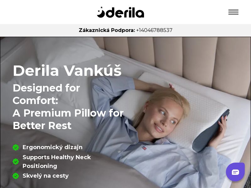 Derila Memory Foam Pillow COD [SK] (Banner,Native,Social,Search,SEO) - CPA {No BrandBidding} 