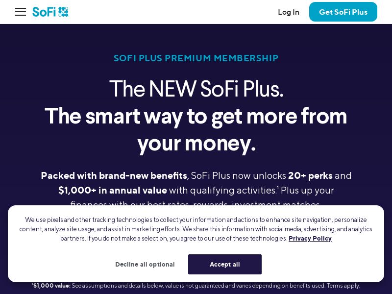 Sofi Plus - Discount Membership - CPS (US)