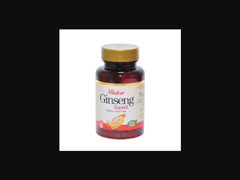 Ginseng - capsules for potency | reduced price