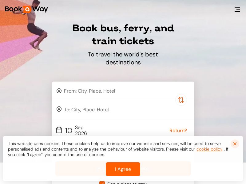Bookaway - The Transit Traveler Program - (Proof Needed)