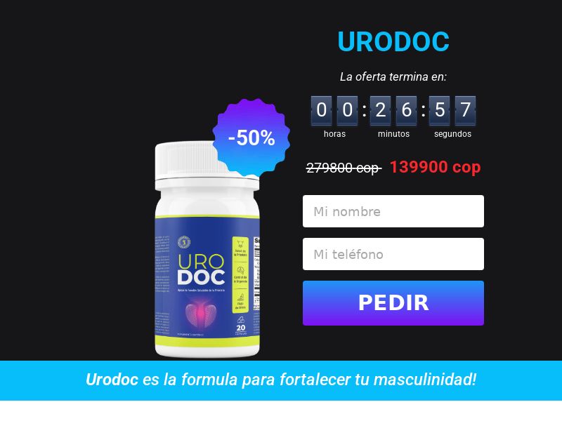 Urodoc COD [CO] (Banner,Native,Social,Search,SEO,Brand Bidding) - CPA 