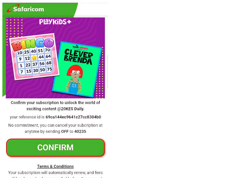 Bingo Clever Brenda - Playkids Safaricom